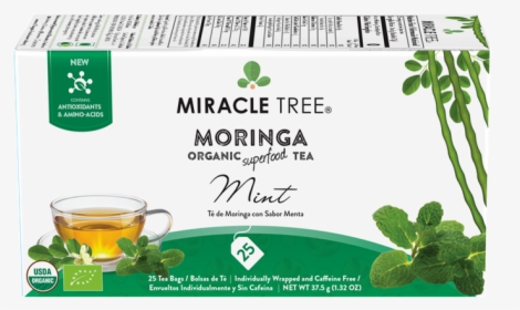 Miracle Tree Moringa Tea Ginger, HD Png Download, Transparent PNG
