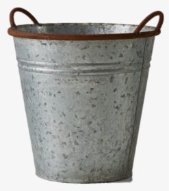 Bucket Transparent Iron - Flowerpot, HD Png Download, Transparent PNG