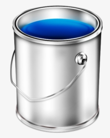 Steel Bucket Png Image - Bucket Of Paint Png, Transparent Png, Transparent PNG
