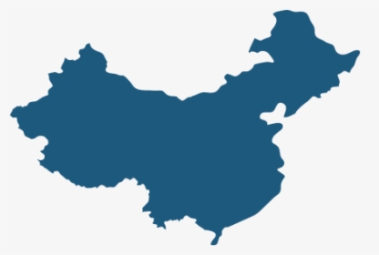 Flag Of China World Map - Transparent China Map Blue, HD Png Download, Transparent PNG