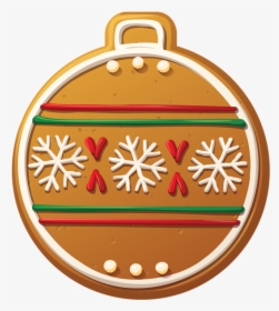 Gingerbread Christmas Ornaments Ball, HD Png Download, Transparent PNG