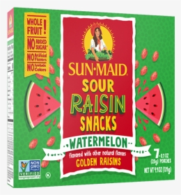 Watermelonbox - Sun Maid Sour Raisins, HD Png Download, Transparent PNG