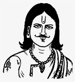 Upendra Bhanja Line Drawing - Kabi Samrat Upendra Bhanja, HD Png Download, Transparent PNG
