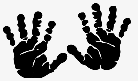 Download Hand Outline Handprint Cliparts History Transparent - Hand ...