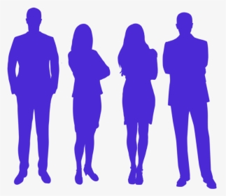 Ct Microsite Person Silhouettes - 4 Business People In Silhouette, HD Png Download, Transparent PNG