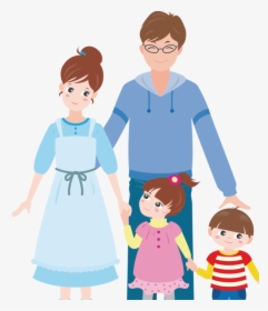 Transparent Family Day Cartoon People Child For Happy - Png Mother And Daughter Cartoon, Png Download, Transparent PNG