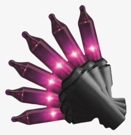 Halloween Purple Mini Lights - Softball, HD Png Download, Transparent PNG