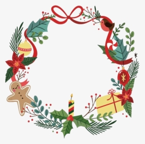 #guirnalda #christmas #christmasspirit #christmasloading - Vector Christmas Wreath Png, Transparent Png, Transparent PNG