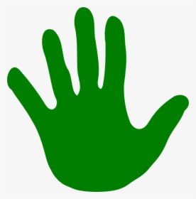 Hand Green Left Clip Art - Hand Clip Art, HD Png Download, Transparent PNG