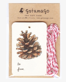 Pinecone Gift Tags, Set Of - Gift, HD Png Download, Transparent PNG