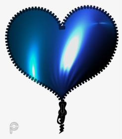 Zipperheart Blue Designelement Lighteffect Heart Zipper - Mill House Maui Logo, HD Png Download, Transparent PNG