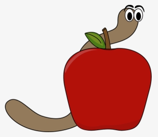 Clipart Of Apple, April And Worm - Mcintosh, HD Png Download, Transparent PNG