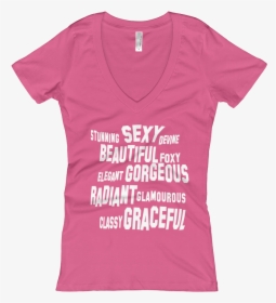 Sexy Words Mockup Flat Front Hot Pink Original - Active Shirt, HD Png Download, Transparent PNG