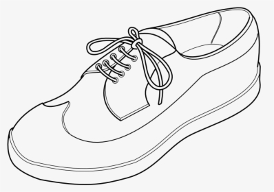 Golf Shoe - Shoe Clipart Black And White, HD Png Download, Transparent PNG