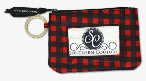 Sc Buffalo Plaid Id Wallet - Coin Purse, HD Png Download, Transparent PNG
