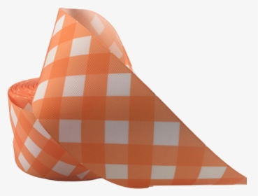 Ribbons [tag] Orange Plaid Ribbons 3″ Grosgrain Ribbons - Stole, HD Png Download, Transparent PNG
