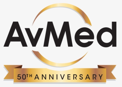 Avmed 50th Anniversary Wribbon - Graphic Design, HD Png Download, Transparent PNG