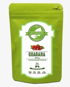 Guarana 500mg Capsules - Vitamin, HD Png Download, Transparent PNG