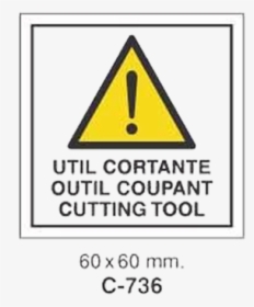 Adhesive Safety Signboard For Work Instructions [c-736] - Deep Excavation Sign Board, HD Png Download, Transparent PNG