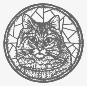 Portrait Stippling Noel - Domestic Short-haired Cat, HD Png Download, Transparent PNG