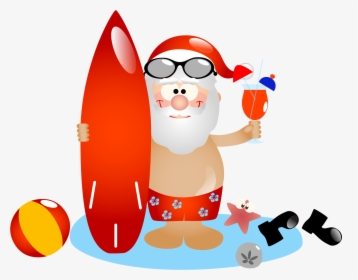 Beach Christmas Postcards Funny, HD Png Download, Transparent PNG