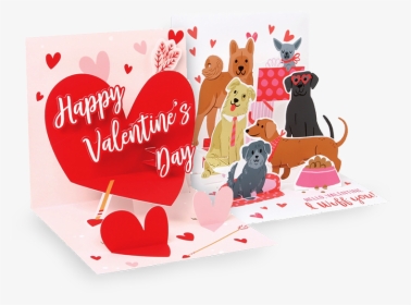 Valentine S Day Pop Up Card - Greeting Card, HD Png Download, Transparent PNG