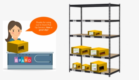 Courier Delivery Software Helps Expand Package Delivery - Office File Rack Iron, HD Png Download, Transparent PNG