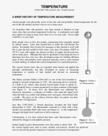 Brief History Of Invention Of Thermometer, HD Png Download, Transparent PNG