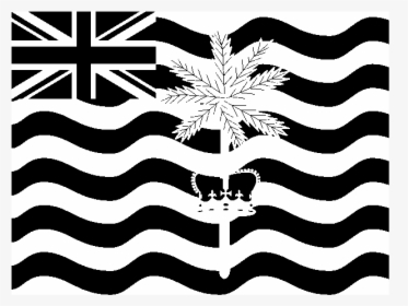 Flag Of British Indian Ocean Territory Logo Black And - Ingiliz Kültür, HD Png Download, Transparent PNG