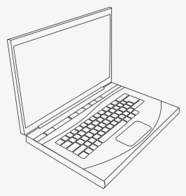Black And White Laptop, HD Png Download, Transparent PNG