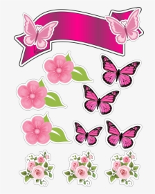 Pink Butterfly, HD Png Download, Transparent PNG