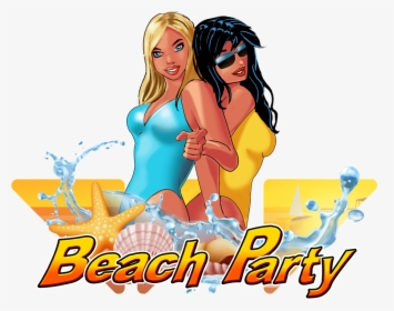 Beach Party - Cartoon, HD Png Download, Transparent PNG