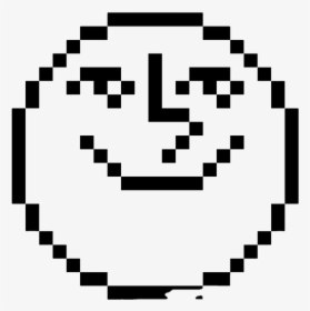 Lenny Face Meme Png Clipart - Emoji Pixel Art Minecraft, Transparent Png, Transparent PNG