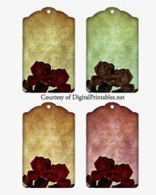 Free Printables Vintage Tags - Garden Roses, HD Png Download, Transparent PNG