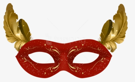 Free Png Download Red Carnival Mask Png Clipart Png - Red Masquerade Mask Png, Transparent Png, Transparent PNG