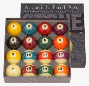 Aramith Tournament Belgian Billiard Ball Set Duramith, HD Png Download, Transparent PNG