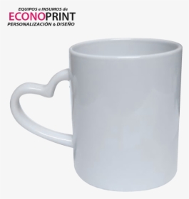 Corazon Blanco Png - Mug, Transparent Png, Transparent PNG