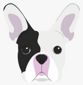French Bulldog Puppy Vector Graphics Clip Art - French Bulldog Face Vector Png, Transparent Png, Transparent PNG