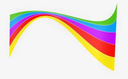Download Rainbow Ribbon Transparent Bacground Clipart - Ribbon Colors Clip Art, HD Png Download, Transparent PNG