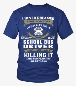 Grumpy Old School Bus - Active Shirt, HD Png Download, Transparent PNG