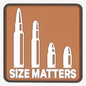 Size Matters Morale Patch - Bullet, HD Png Download, Transparent PNG