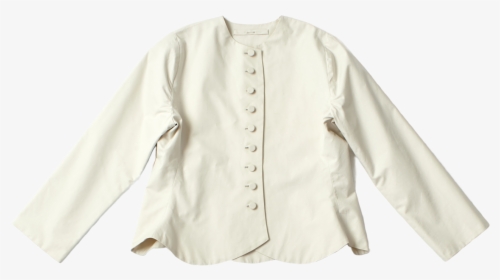 Scallop Edge Jacket In Canvas - Blouse, HD Png Download, Transparent PNG