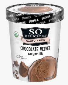 Chocolate Velvet Soymilk Frozen Dessert   Class Pro-xlgimg - So Delicious Salted Caramel Cluster, HD Png Download, Transparent PNG