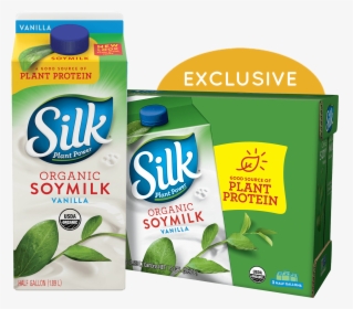 Silk Organic Vanilla Soymilk - Juicebox, HD Png Download, Transparent PNG