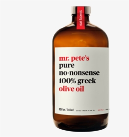 Petes Olive Oil Bottle Front , Png Download, Transparent Png, Transparent PNG