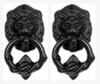 Lion Head Knockers - Earrings, HD Png Download, Transparent PNG