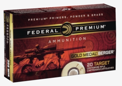 Federal Gm65crdbh130 Premium Gold Medal - Federal Gold Medal Berger, HD Png Download, Transparent PNG