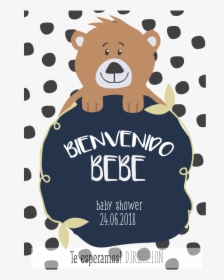 Invitación Teddy - Invitacion Baby Shower Oso, HD Png Download, Transparent PNG