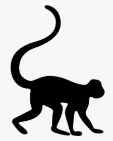 Monkey Silhouette, HD Png Download, Transparent PNG