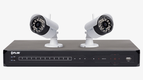 Wireless Dvr Security Camera System With 2 Outdoor - Dvr 2 Camera System, HD Png Download, Transparent PNG